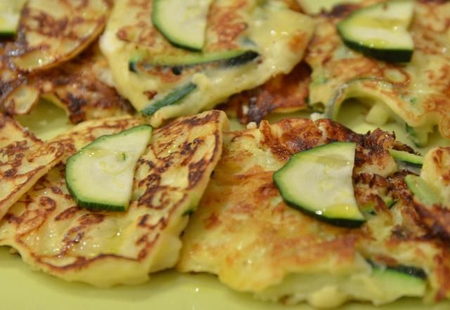 Galettes de courgettes à la féta