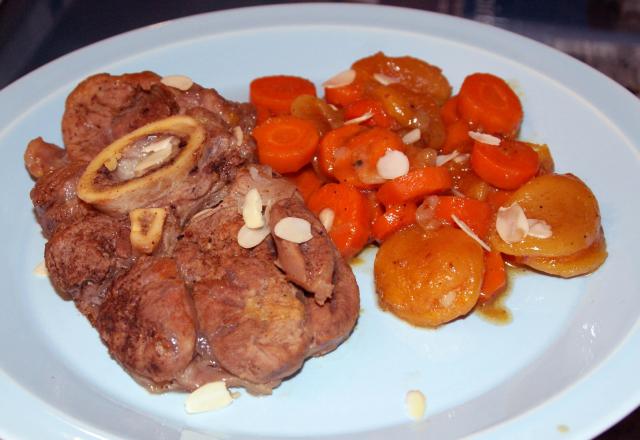 Osso bucco aux abricots et à la cannelle