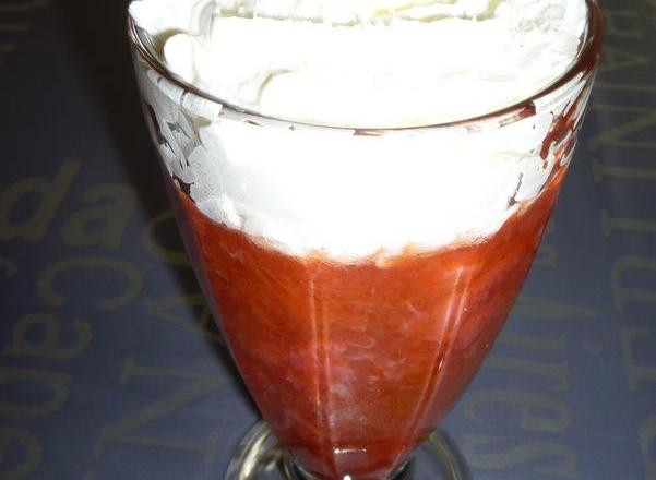 Cappuccino di fragola