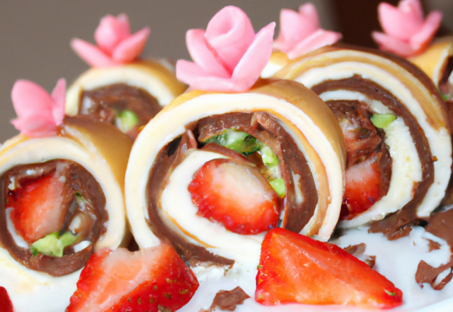 Maki fraise nutella