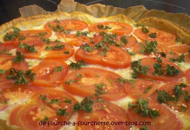 Tarte à la Tomate et à la Tome des Bauges