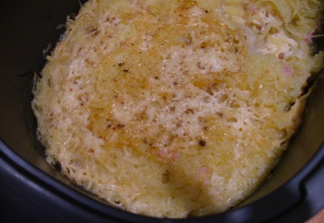 Gratin de courge spaghetti