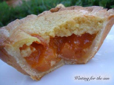 Tartelettes frangipane et compotée d'abricots