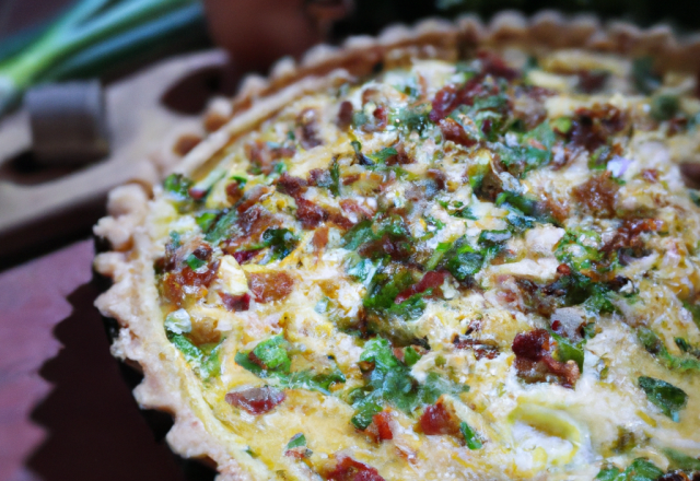 Quiche composée