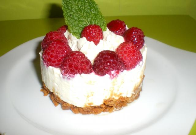 Délices de mascarpone framboises