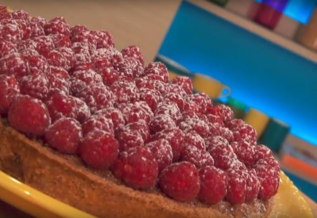 Tarte aux framboises