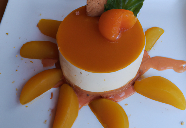 Bavarois aux abricots