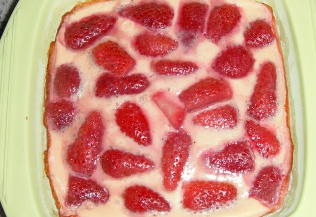 Clafoutis léger aux fraises