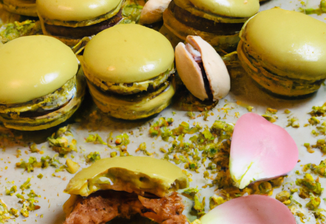 Macarons pistaches