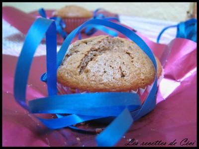 Muffin au chocolat au lait cœur caramel