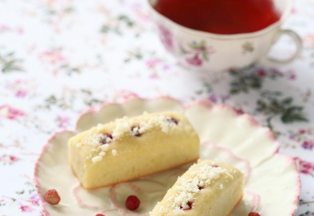 Financiers aux framboises