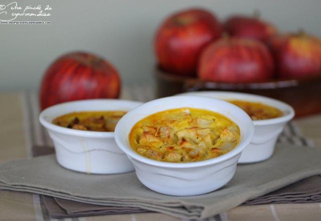 Clafoutis à la pomme et au sirop d'érable