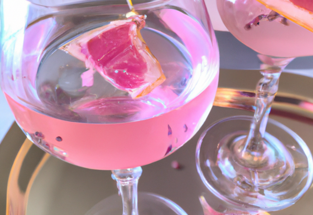 Pink gin