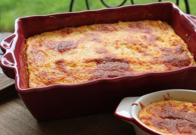 Polenta crémeuse gratinée au Gusto Intenso Giovanni Ferrari