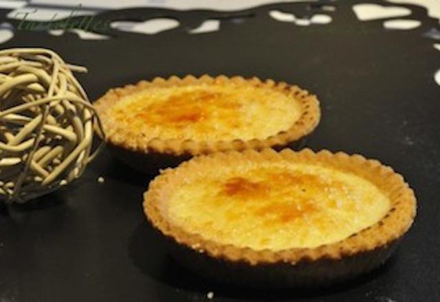 Tartelette à la crème catalane saveur orange