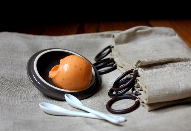 Sorbet à l'abricot maison