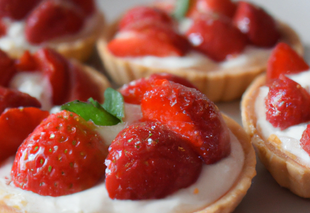 Tartelettes aux fraises et mascarpone