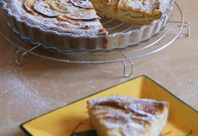 Tarte normande aux pommes traditionnelle