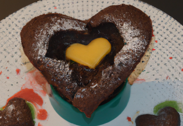 Fondant au chocolat cœur surprise