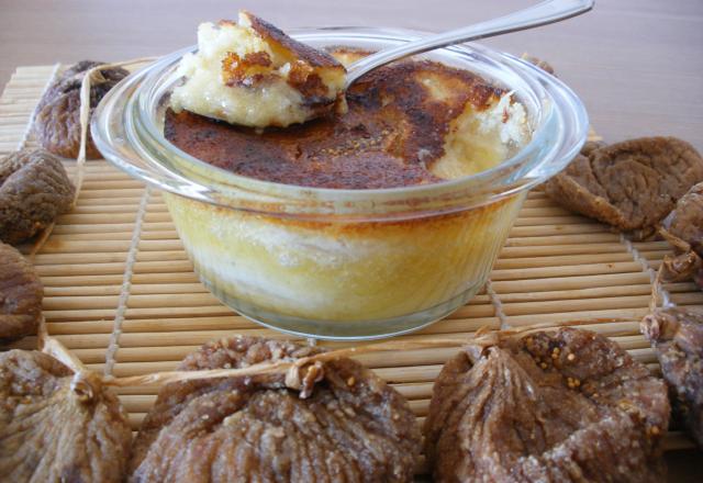 Gratin de poires aux figues sèches