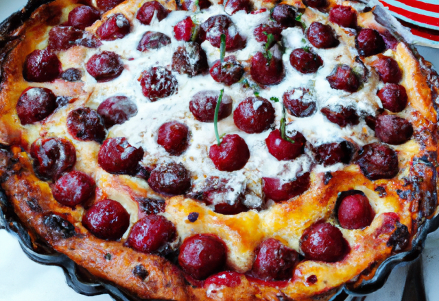 Clafoutis rhum-cerises