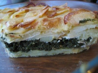 Tourte parmentière aux épinards