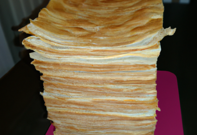 Mille-feuilles de galettes salées