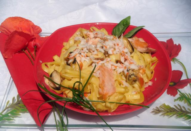 Tagliatelles de la mer