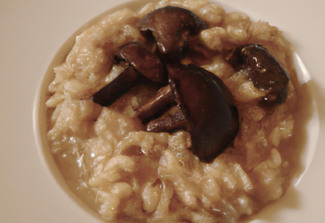 Risotto aux champignons des bois