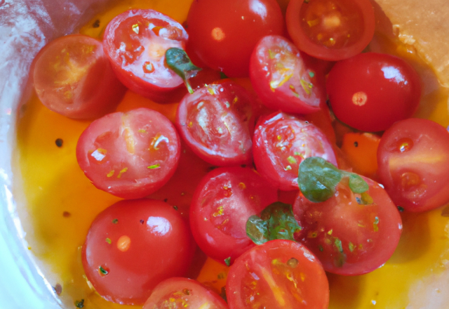 Tomates cerise de France au vinaigre