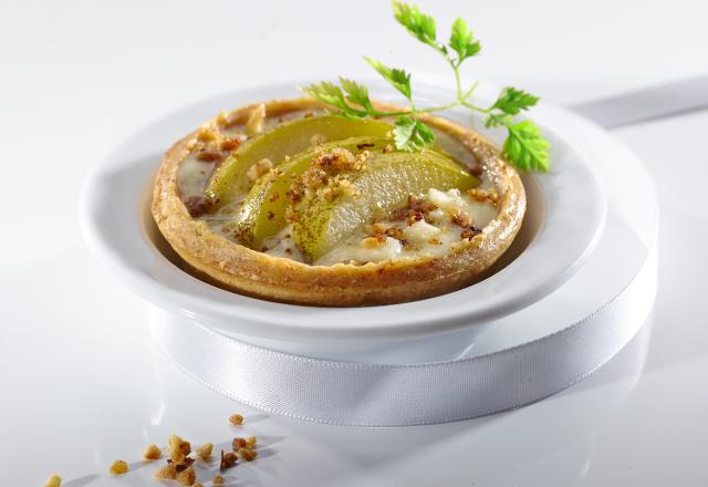 Mini tartelette poire roquefort