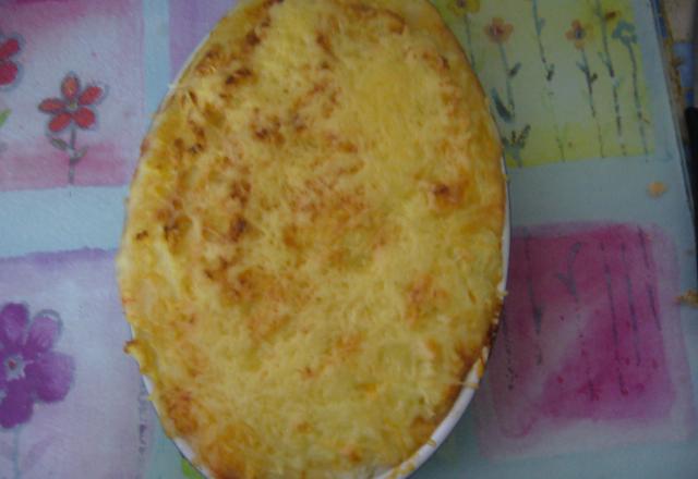 Gratin de courgettes au thon facile