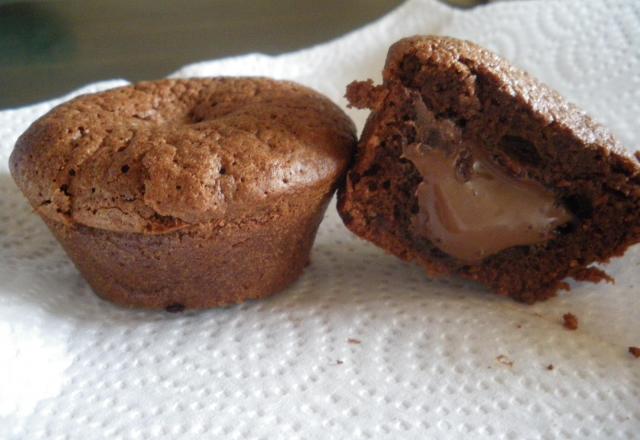 Muffins cœur coulant au Nutella