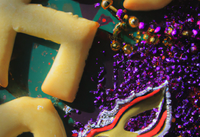 Biscuits chiffrés de mardi gras