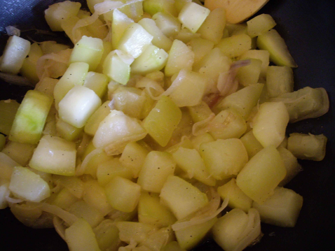 Fondant de courgettes