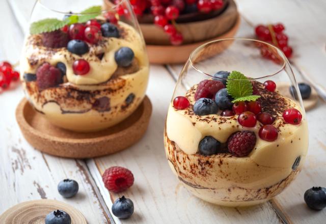 Tiramisu aux fruits rouges