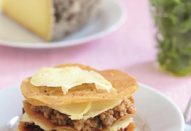 Millefeuille aux Légumes d'été et à la Tomme de Savoie