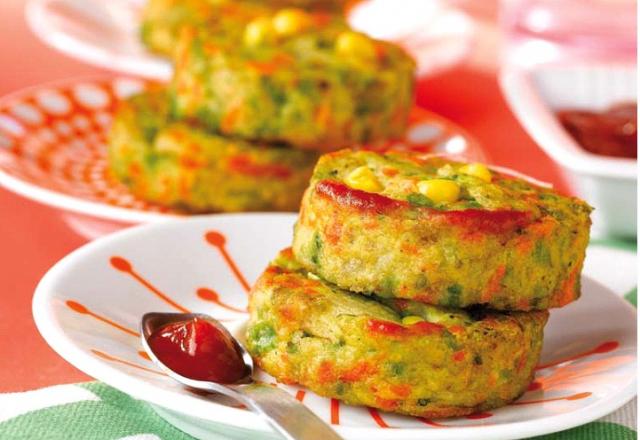 Croquettes de légumes au poulet