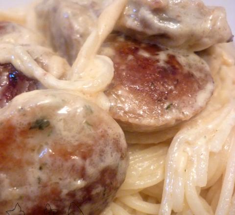 Boudin blanc à la moutarde