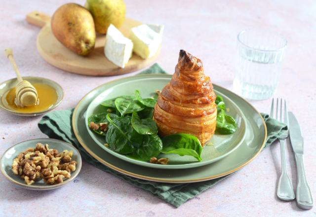 Feuilletée de poire au fromage