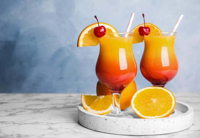 Le cocktail tequila sunrise