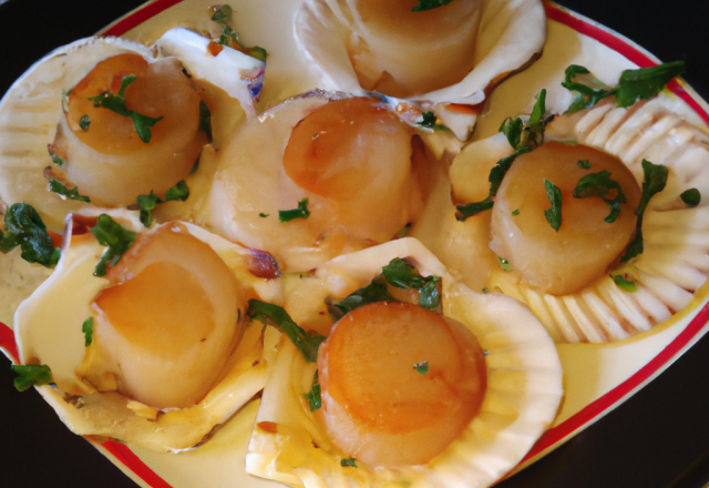 Coquilles St Jacques sautées