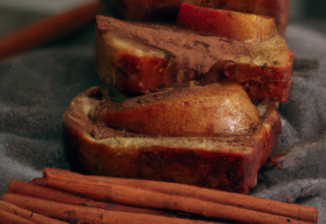 Pain d'épices perdu aux poires