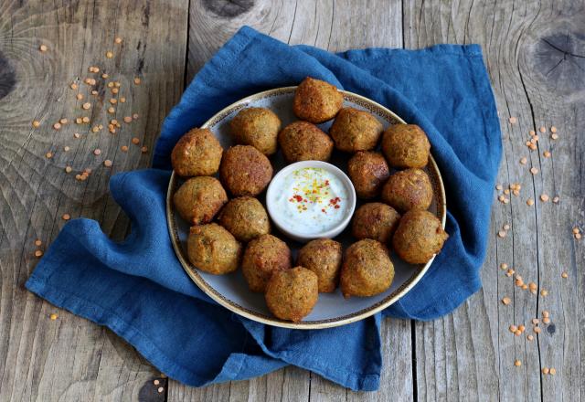 Falafels de lentilles corail