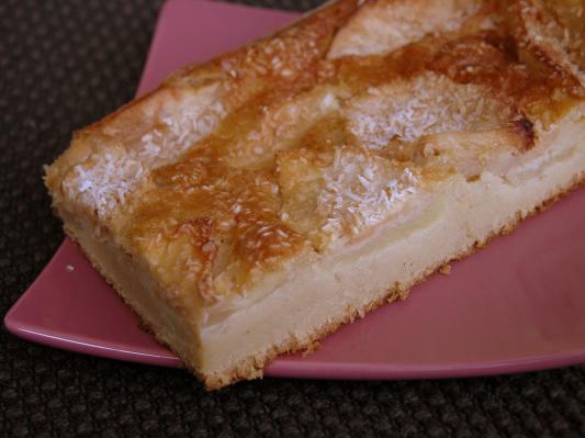 Clafoutis coco et pommes