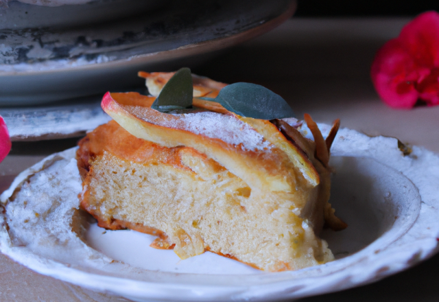 Gâteau aux pommes au yaourt