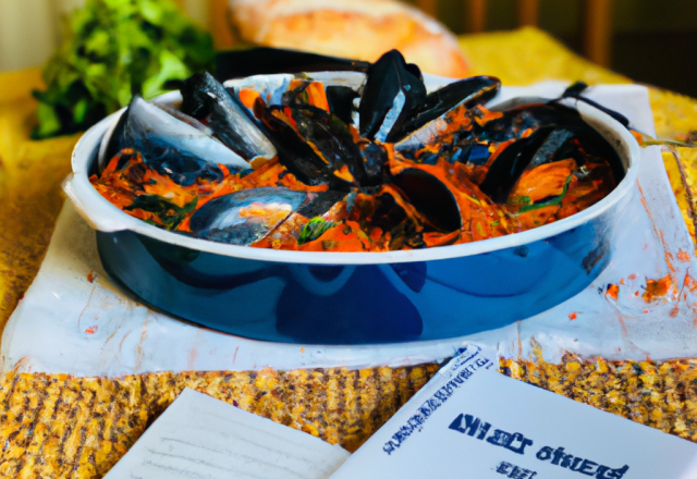 Fricassée de moules de barfleur parfumées au chorizo