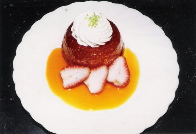 Savarin (décoré sur assiette)