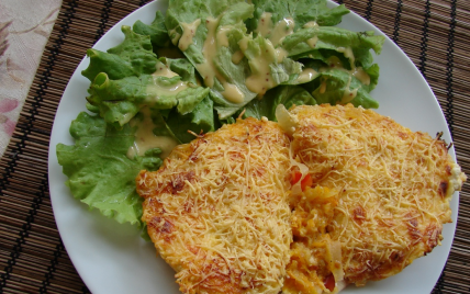 Gratin de courgettes et de viande hachée