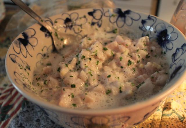 Tartare de daurade au goût exotique